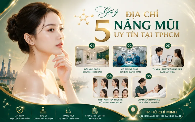 địa chỉ nâng mũi uy tín tại TPHCM