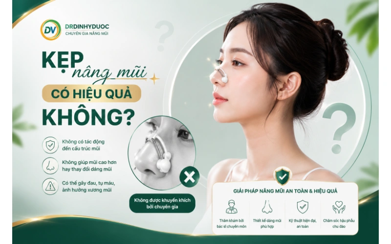 kẹp nâng mũi có hiệu quả không