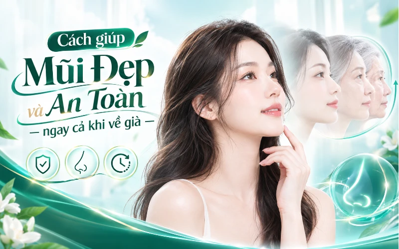 Cách giúp mũi đẹp và an toàn ngay cả khi về già