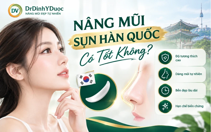 nâng mũi sụn Hàn Quốc có tốt không