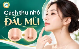 cách thu nhỏ đầu mũi lại