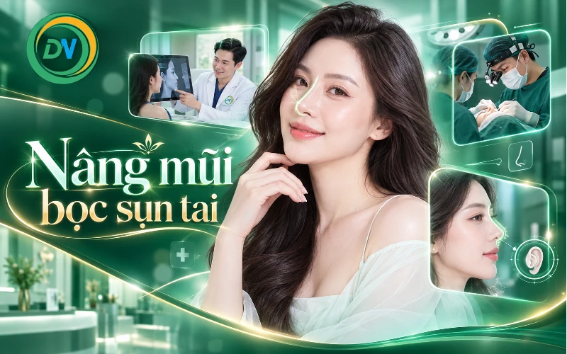 Nâng mũi bọc sụn tai là gì
