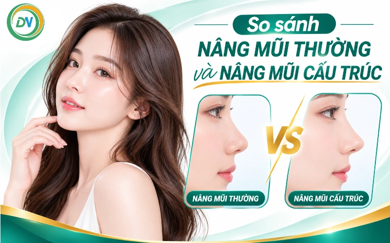 Tìm Hiểu Nâng Mũi Thường Và So Sánh Nâng Mũi Thường Với Nâng Mũi Cấu Trúc So sánh nâng mũi thường và nâng mũi cấu trúc