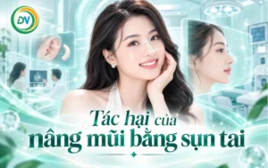 tác hại của nâng mũi bằng sụn tai